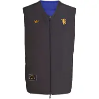Adidas adidasChaleco Manchester United Terrace Icons XL Utility Black / Semi Night Flash Hombre