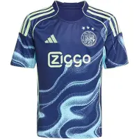 Adidas Camiseta funcional 'Ajax Amsterdam 25/26' azul claro / azul oscuro / verde claro / blanco