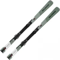 Salomon - Packs (esquí + fijaciones) - S/Max 8 + M10 GW L80 2027 de Titanio - Talla 155 cm - Gris