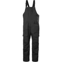 Helly Hansen - Pantalones de esquí - Sogn Bib Cargo Pant Black - Talla L - Negro