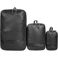 Tatonka - Stuffsack Zip Set III - Funda size 6 l, 1,5 l, 0,5 l, gris/negro