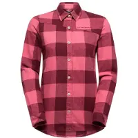 La Sportiva - Women's Rambler Flannel Shirt - Camisa size L, rojo/fucsia