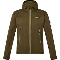 Berghaus - Pravitale MTN 2.0 Hooded Jacket - Forro polar size XL, marrón