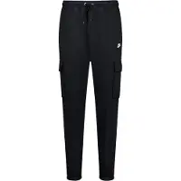 Nike Pantalón 'Club' negro / blanco