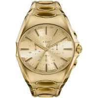 Diesel Reloj analógico 'CURVE' oro