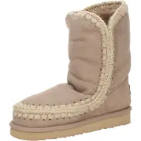 Mou para mujer. MU.FW101000A Botines de Piel Eskimo 24 marrón (36), Plano, Ninguno, Casual, outlet 2026.