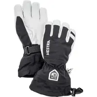 Hestra - Kid's Army Leather Heli Ski 5 Finger - Guantes size 3, gris