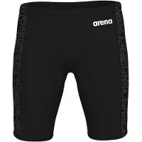 Arena Bermudas 'SNAKESKIN JAMMER' gris oscuro / negro