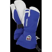 Hestra - Kid's Army Leather Heli Ski 3 Finger - Guantes size 6, azul