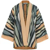 Devotion Twins Classy Kimono Khaki Talla: M | Albornoces Outlet | Mujer | Marrón