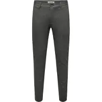 Only & Sons Pantalón chino 'ONSMark' negro moteado