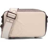 Hispanitas para mujer. BI254158 Bolso Samba Met beige (OSFA), Casual, Poliuretano, outlet 2026.