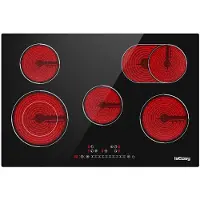 ISE Placa Vitrocerámica Lt5-04 74 Cm 5 Fuegos
