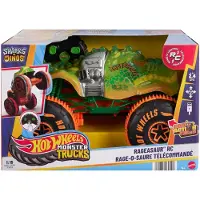 Hot Wheels Coche Teledirigido Monster Truck Tiburones Vs Dinosaurios