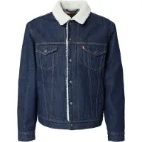 Levi's para hombre. 16365-0271 Chaqueta Type Sherpa Trucker Giv it azul (XXL), Casual, Algodón, outlet 2026.