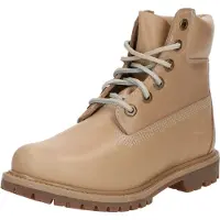 Timberland Premium 6 Inch Lace Up Waterproof Boot Medium Beige Full Gra Talla: 36 | Botas Outlet | Mujer | Marrón