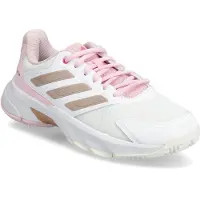 Adidas Calzado deportivo 'CourtJam Control 3' rosa / talco / blanco