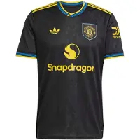 Adidas Camiseta de fútbol 'Manchester United 25/26' azul / amarillo / negro