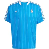 Adidas Originals Camiseta de fútbol 'Real Madrid Terrace Icons' azul cielo / blanco natural