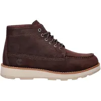Timberland para hombre. TB0A6CEPEIV1 Botines de Piel Chukka Britton Mills marrón oscuro (41), Plano, Cordones, Casual, Outdoor, o