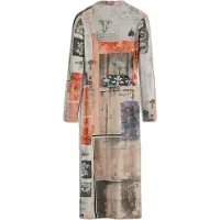 Desigual , Vestido ajustado collage, Viscosa, S