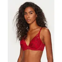 Chantelle Co Bra Tshirt Plunge Passion Red/aubergine Talla: B70 | Brasieres Outlet | Mujer | Rojo