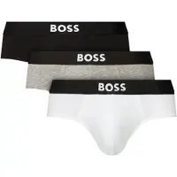 BOSS Braga gris moteado / negro / blanco