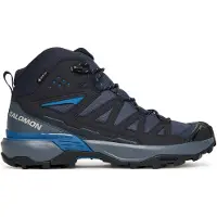 Salomon - Zapatillas de senderismo Hombre - X Ultra 360 Mid GTX M Blue Nights/Dark Navy - Talla 45 1/3 - Azul