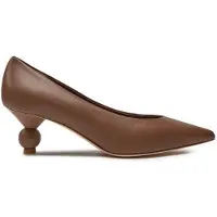 Weekend Max Mara para mujer. 2625526014600 Zapatos de Piel Renza marrón (38), 5 a 8cm, Ninguno, Casual, Fiesta, Clásico, ou