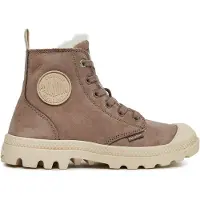 Palladium Botines con cordones 'Pampa' marrón claro