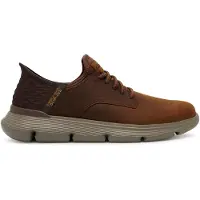 SKECHERS Zapatos Hombre GARZA hombre - Marrón - 42