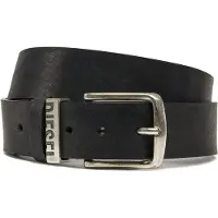 Diesel Cinturón negro / plata