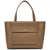 Calvin Klein Re-Lock Bolsa de compras 44 cm beige