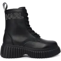 Karl Lagerfeld Botines con cordones negro