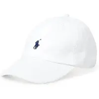 Ralph Lauren unisex para niños. 322552489001 Gorra de chino de algodón blanco (2/4años), Casual, moda infantil, outle