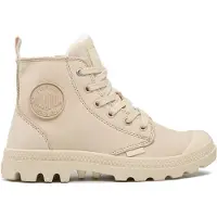 Palladium Botines con cordones 'Pampa' beige claro