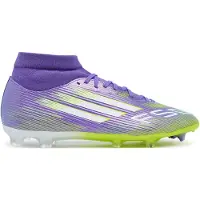 Adidas adidasBota de fútbol F50 League Mid césped natural seco / multisuperficie 46 Purple Rush / Cloud White / Lucid Lemon Unisex
