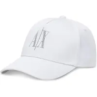 Armani Exchange para mujer. XW000957AF13846U0002 Gorra Basic blanco (OSFA), Casual, Algodón, outlet 2026.