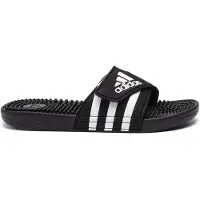 Adidas Zapatos abiertos 'Adissage' negro / blanco
