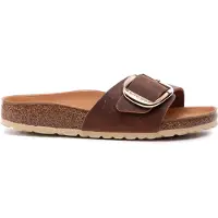 Birkenstock Sandalias Madrid Big Buckle mujer - Marrón - 43