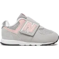 New Balance Zapatillas deportivas '574' gris humo / rosa pastel / blanco