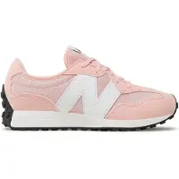 New Balance unisex para niños. GS327V1 Zapatillas 327 rosa (40), Plano, Cordones, Casual, moda infantil, outlet 2026.