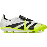 Adidas adidasBota Predator League Fold-Over Tongue césped natural seco/multisuperficie 41 1/3 Cloud White / Core Black / Lucid Lemon Unisex