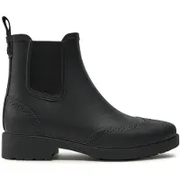 Ralph Lauren para mujer. 802945876001 Botas de agua Preslie de goma negro (37), 1 a 3cm, Ninguno, Casual, PVC, ou