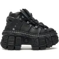New rock Botas con cordones 'Wall106-S12' negro