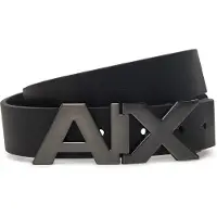 Armani Exchange para hombre. 951058CC50543120 Cinturón de piel negro, marino (30), Casual, Clásico, outlet 2026.
