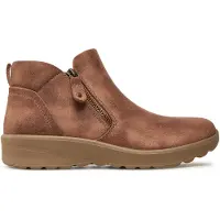SKECHERS para mujer. 158952 Botines Lovely Vibe Fall marrón (39), Plano, 1 a 3cm, Cremallera, Casual, outlet 2026.