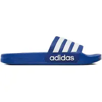 Adidas - Adilette Shower with Lettering - Sandalias size 8, azul