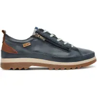 Pikolinos para mujer. W3W-6979 Zapatillas de piel Vigo marino (35), 1 a 3cm, Cordones, Cremallera, Casual, outlet 2026.