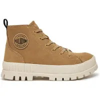 Palladium Botines con cordones 'Pallashock' sepia